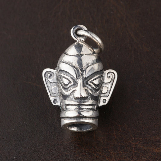 Cultural Mask Pendant Silver 925